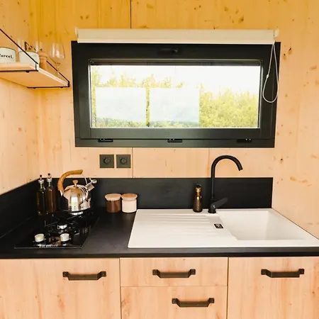 Lodge Jardins De La Thillaye - Parcel Tiny House - Tiny House 1 Pres Des Chevaux A 15 Min De Deauville Mae-8101 Reux